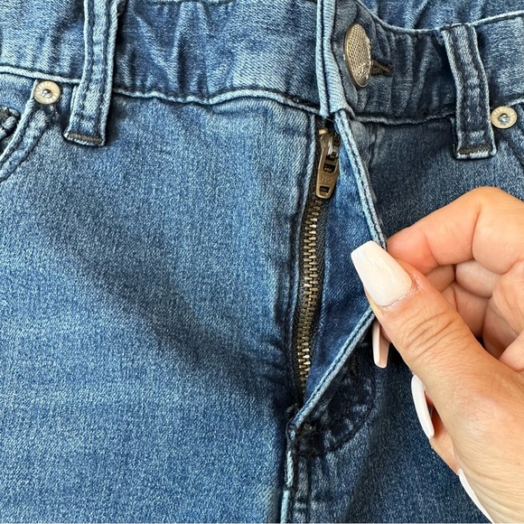 Free People Womens Busted Knee Skinny Jeans Distressed High Waist Size 28 - Picture 6 of 13